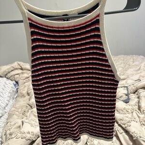 H&M Multicolor Striped Tank Top